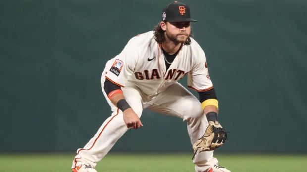 San Francisco Giants shortstop Brandon Crawford